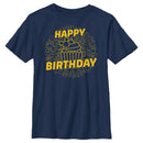 Boy's Mickey & Friends Happy Birthday Cupcake T-Shirt