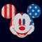 Men's Mickey & Friends American Flag Retro Mouse T-Shirt