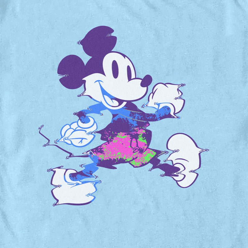 Men's Mickey & Friends Glitch Mickey T-Shirt