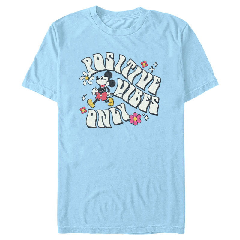 Men's Mickey & Friends Positive Vibes Only T-Shirt