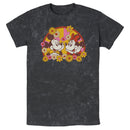 Men's Mickey & Friends Floral Couple T-Shirt