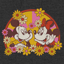 Men's Mickey & Friends Floral Couple Pull Over Hoodie