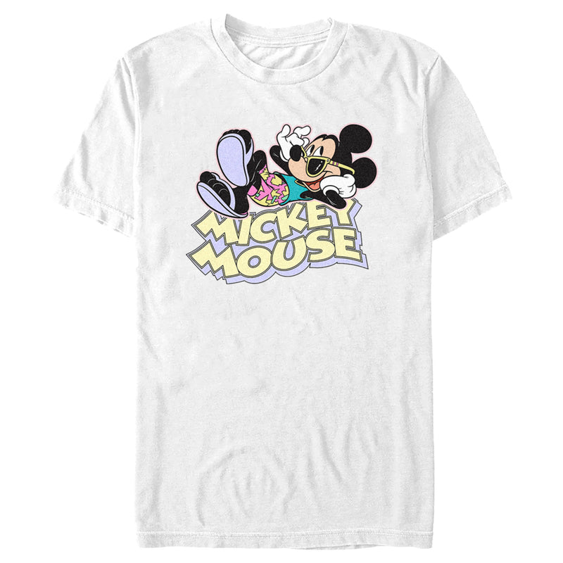 Men's Mickey & Friends Retro 80s Vacation Mickey T-Shirt