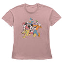 Women's Mickey & Friends Retro Run Group T-Shirt