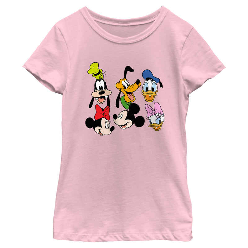 Girl's Mickey & Friends Buddies Lineup T-Shirt