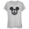 Junior's Mickey & Friends Peace Sign T-Shirt