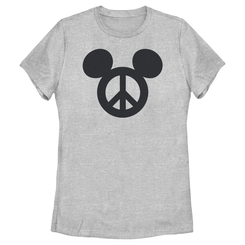 Women's Mickey & Friends Peace Sign T-Shirt