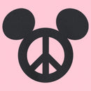 Girl's Mickey & Friends Peace Sign T-Shirt