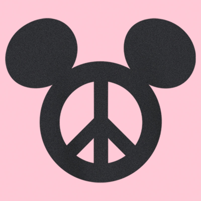 Girl's Mickey & Friends Peace Sign T-Shirt