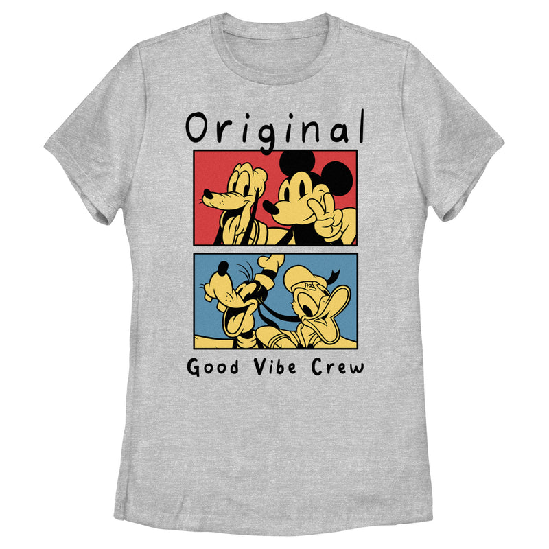 Women's Mickey & Friends Good Vibe Crew T-Shirt