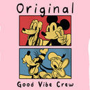 Girl's Mickey & Friends Good Vibe Crew T-Shirt