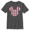 Boy's Mickey & Friends Americana Head Icon T-Shirt