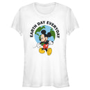 Junior's Mickey & Friends Earth Day Everyday T-Shirt