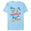 Men's Mickey & Friends Donald Duck Faces T-Shirt