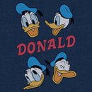 Junior's Mickey & Friends Donald Duck Faces Sweatshirt