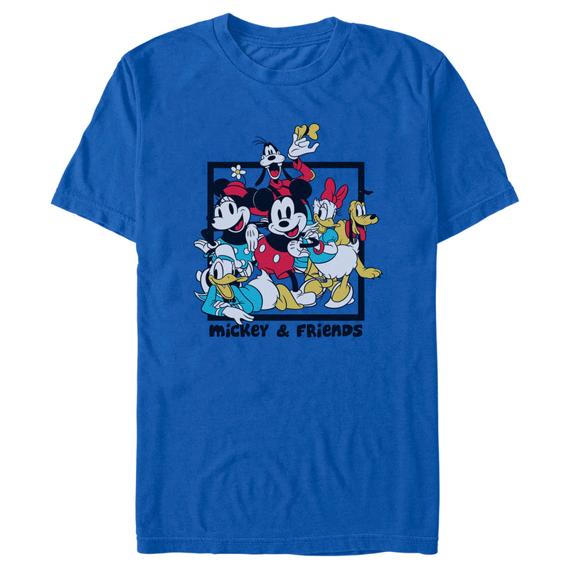 Men's Mickey & Friends Retro Characters T-Shirt