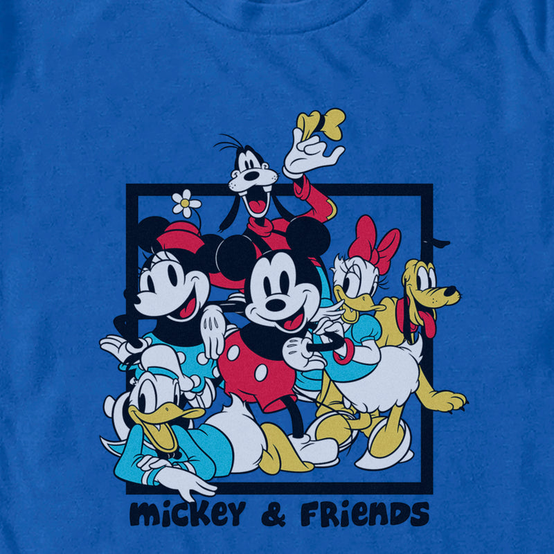 Men's Mickey & Friends Retro Characters T-Shirt