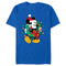 Men's Mickey & Friends Santa Christmas Wreath T-Shirt