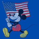 Boy's Mickey & Friends Retro American Flag March T-Shirt