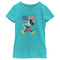 Girl's Mickey & Friends Retro American Flag March T-Shirt