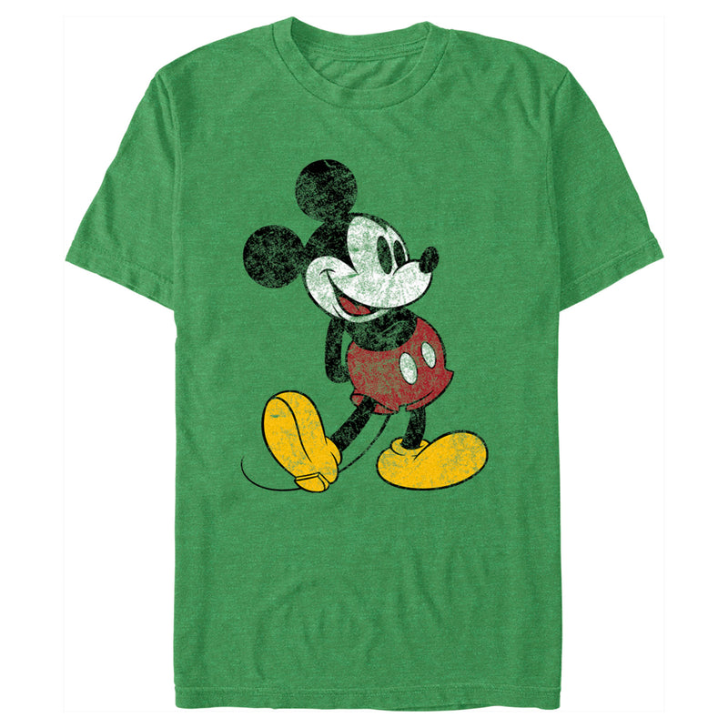 Men's Mickey & Friends Distressed Mickey Portrait T-Shirt