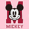 Girl's Mickey & Friends Varsity Large Face T-Shirt