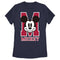 Women's Mickey & Friends Varsity Large Face T-Shirt