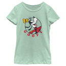 Girl's Mickey & Friends Goofy Circle Portrait T-Shirt