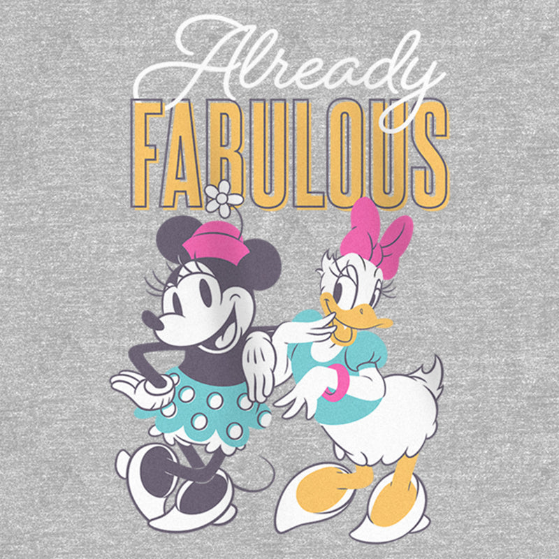 Girl's Mickey & Friends Daisy and Minnie Already Fabulous T-Shirt