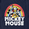 Men's Mickey & Friends Distressed Rainbow Friends T-Shirt