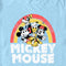 Men's Mickey & Friends Distressed Rainbow Friends T-Shirt