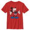 Boy's Mickey & Friends Retro American Flag Shorts T-Shirt