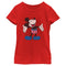 Girl's Mickey & Friends Retro American Flag Shorts T-Shirt
