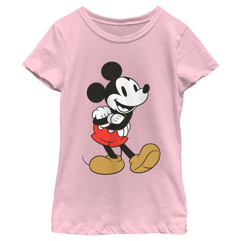 Girl's Mickey & Friends Retro Pose T-Shirt