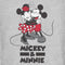 Junior's Mickey & Friends Couple Hug T-Shirt