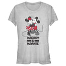 Junior's Mickey & Friends Couple Hug T-Shirt