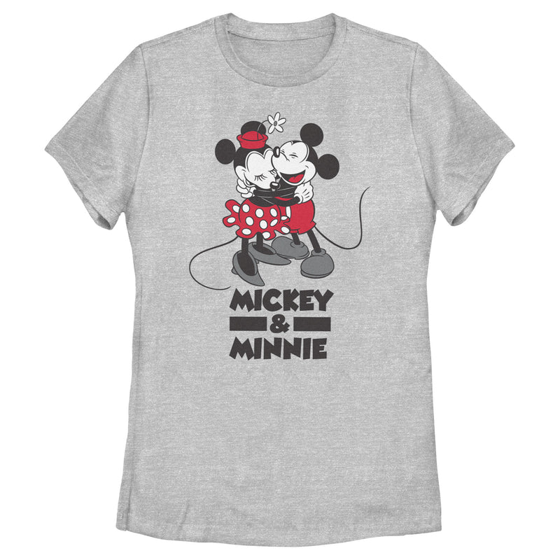 Women's Mickey & Friends Couple Hug T-Shirt