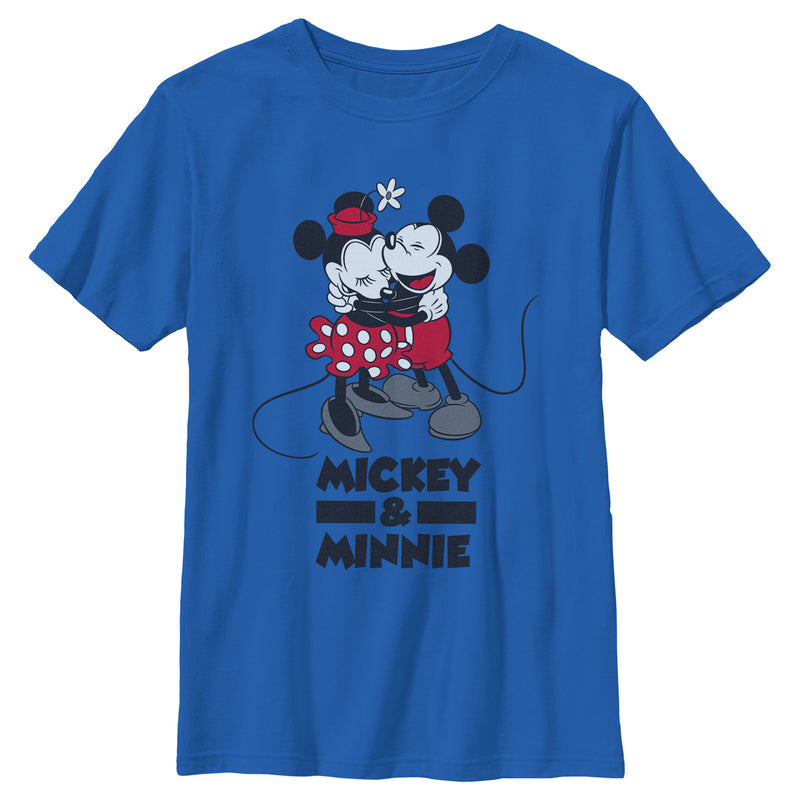 Boy's Mickey & Friends Couple Hug T-Shirt