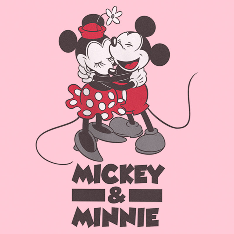 Girl's Mickey & Friends Couple Hug T-Shirt