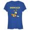 Junior's Mickey & Friends Donald Duck Stars T-Shirt