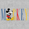 Girl's Mickey & Friends Primary Colors Name T-Shirt