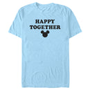 Men's Mickey & Friends Happy Together Silhouette Logo T-Shirt