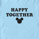 Men's Mickey & Friends Happy Together Silhouette Logo T-Shirt