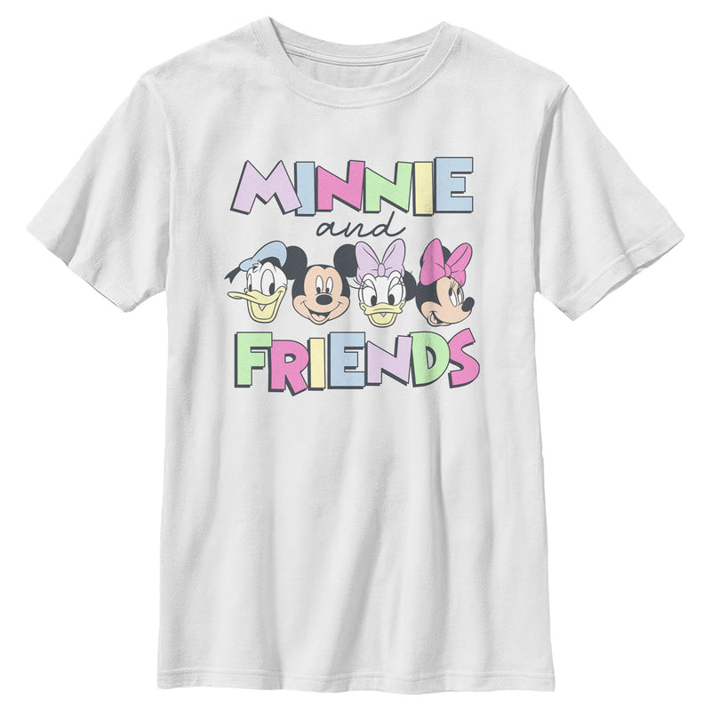 Boy's Mickey & Friends Minnie Crew T-Shirt