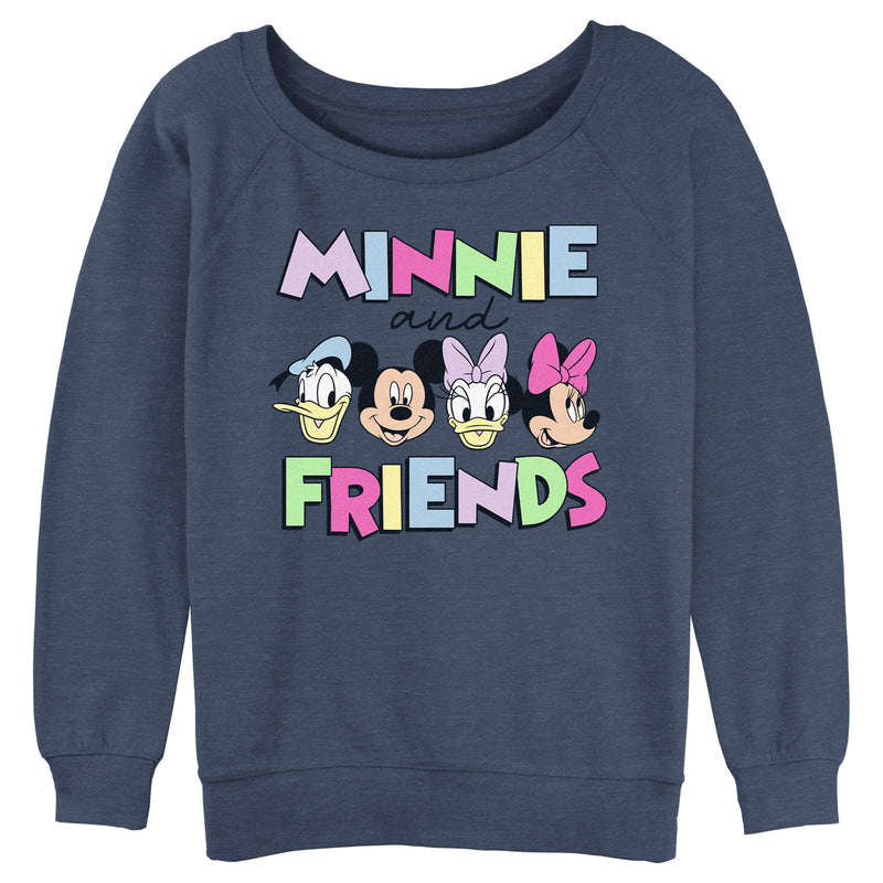 Junior's Mickey & Friends Minnie Pals Sweatshirt