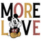 Girl's Mickey & Friends More Love T-Shirt