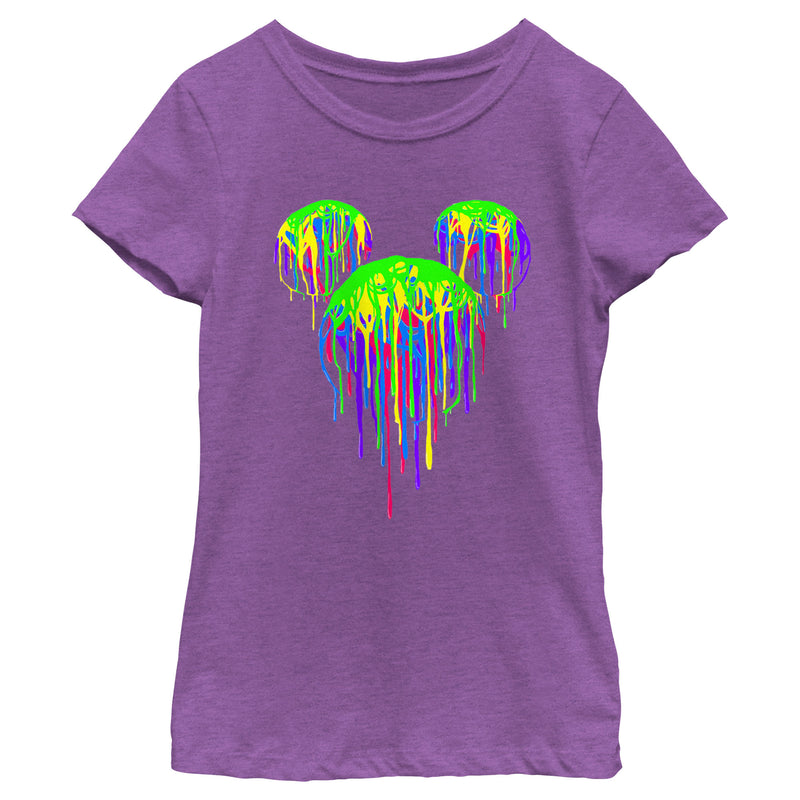 Girl's Mickey & Friends Artistic Logo T-Shirt