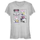 Junior's Mickey & Friends Daisy and Minnie Portraits T-Shirt