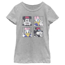 Girl's Mickey & Friends Daisy and Minnie Portraits T-Shirt