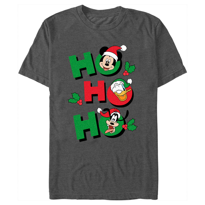 Men's Mickey & Friends Ho Ho Ho Christmas T-Shirt